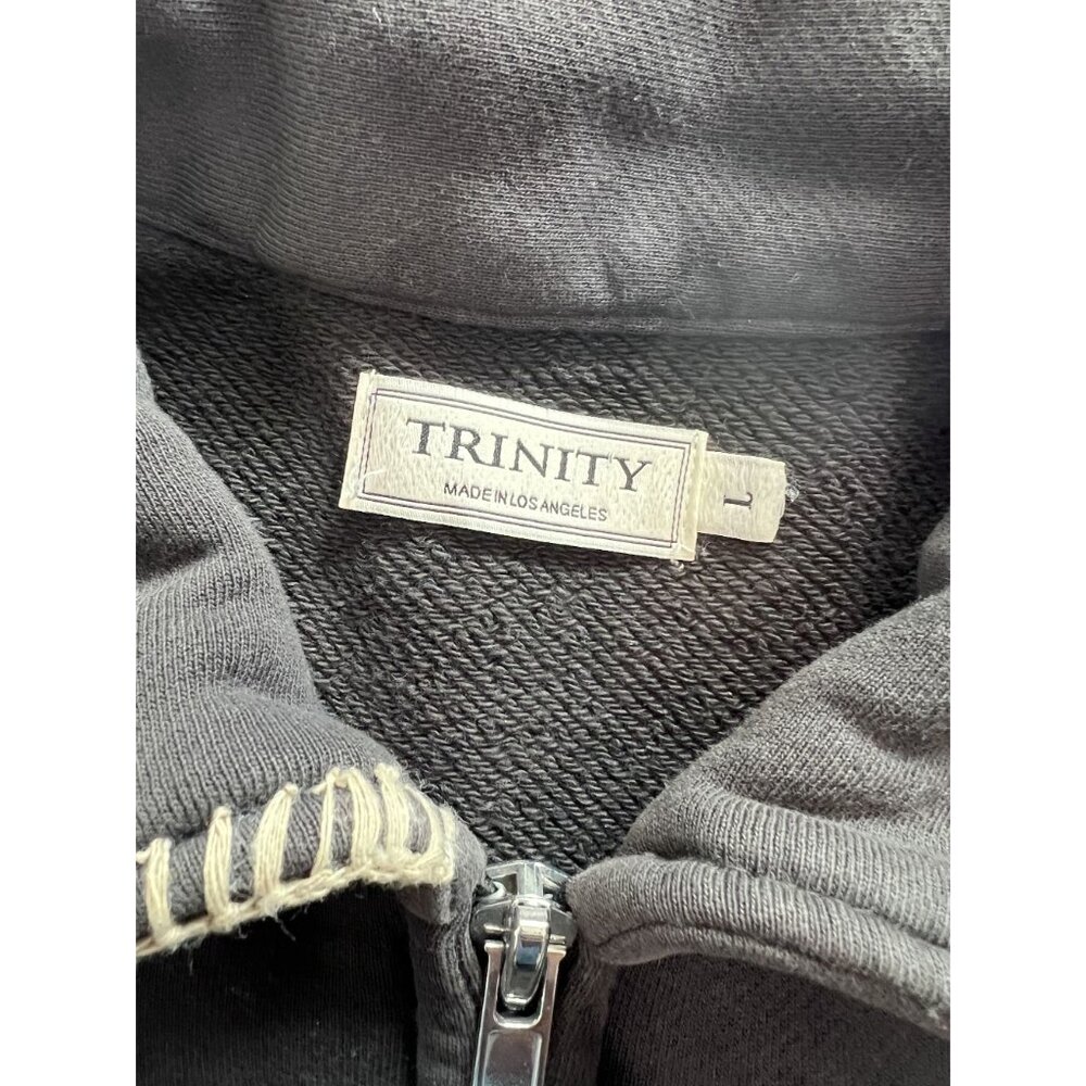Trinity Half Zip Pullover In Brown - image 2